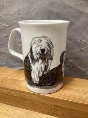 Dog Lovers Old English Sheepdog Coffee Mug Roy Kirkham Design 1990 England